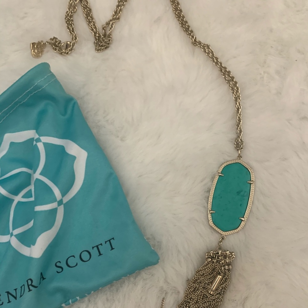 Kendra Scott Rayne Gold Long Pendant Necklace